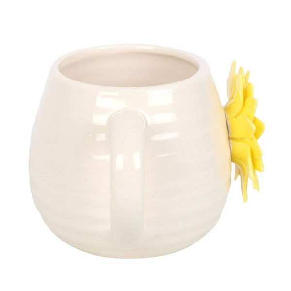 Tasse arrondie Hello Sunshine avec tournesol 3D