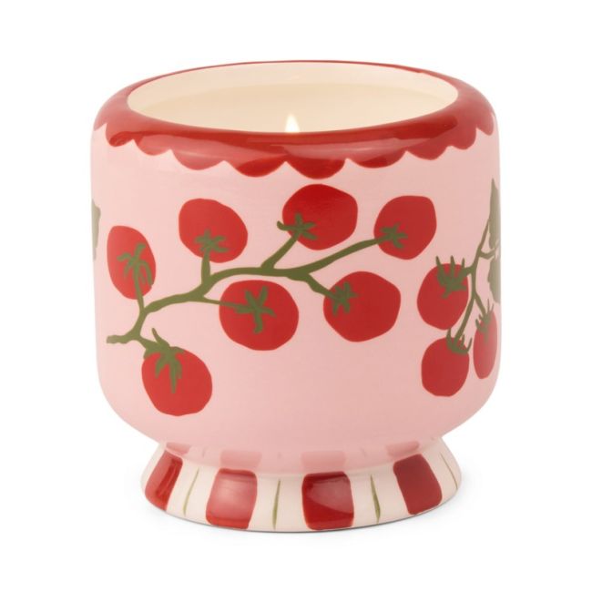 Bougie en céramique Paddywax, senteur Tomate variété ancienne, idéal comme idée cadeau original ou pour soi-même, pour parfumer son intérieur.