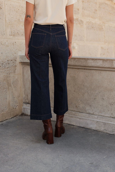 Jeans Windy de couleur brute vue d'ensemble de dos