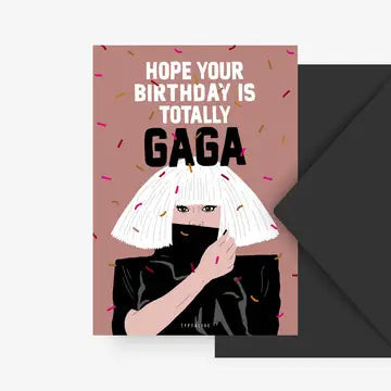 Carte postale Gaga Birthday