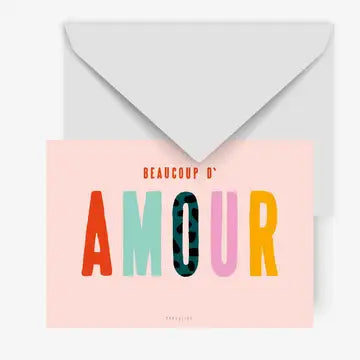 Carte postale Beaucoup D'Amour