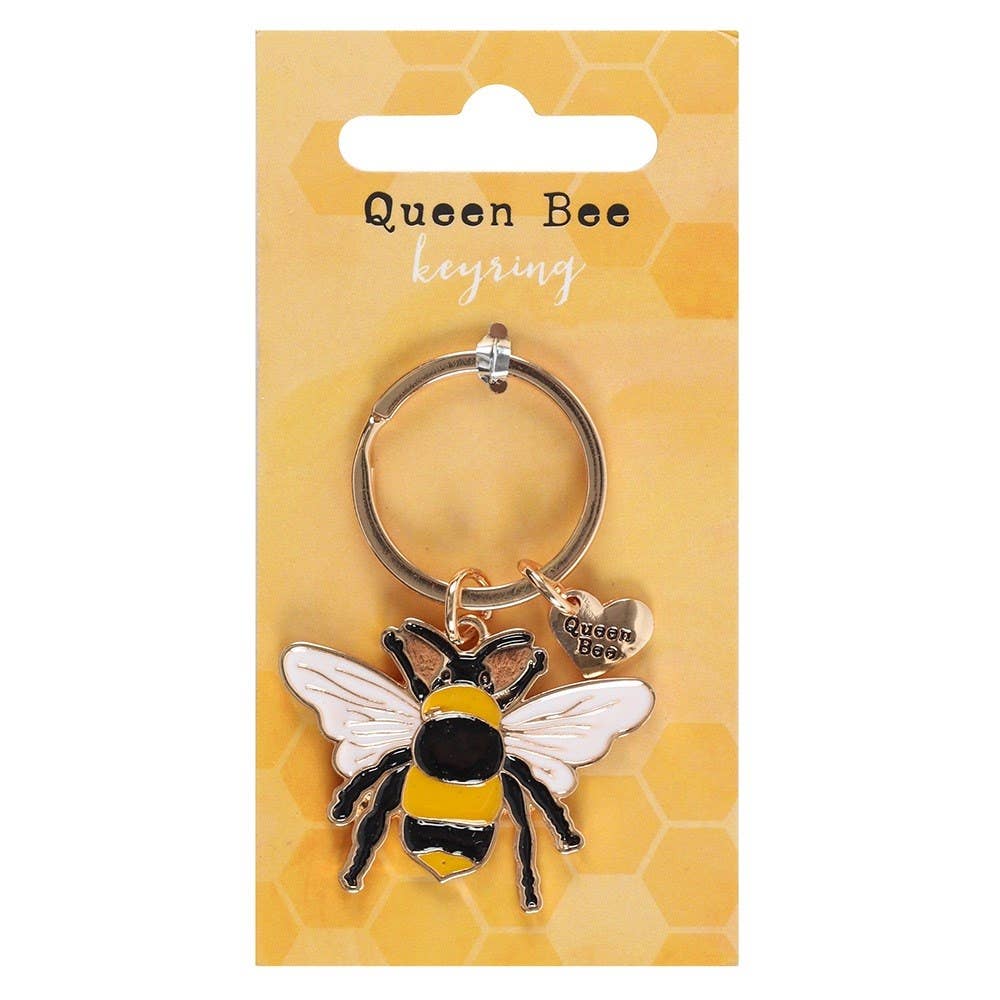 Porte-clés en émail Queen Bee