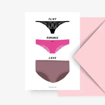 Carte postale Flirt Romance Love