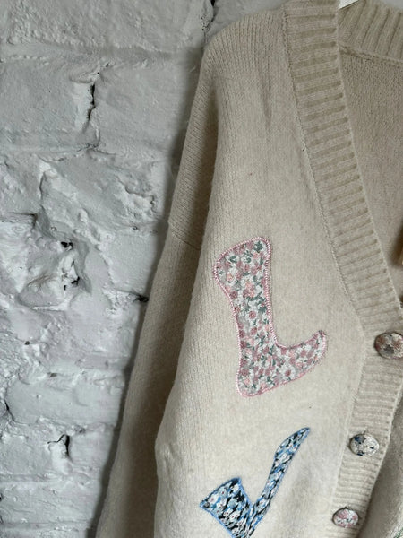 Gilet à manches longues LOVE vue de face