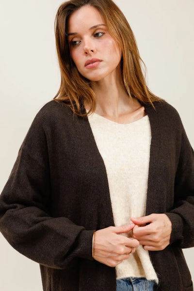 Gilet Moka vu de face