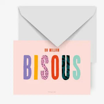 Carte postale Un Million Bisous