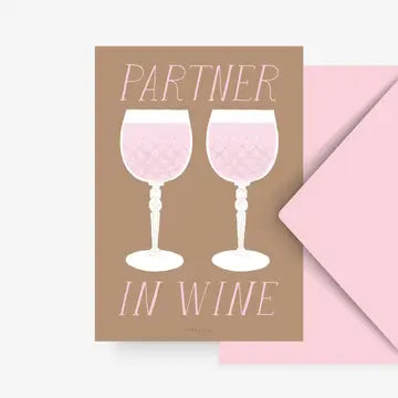 Carte postale Partner In Wine