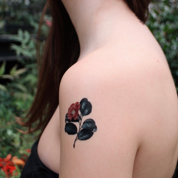 Planche Tattoos éphémères - La vie en rouge